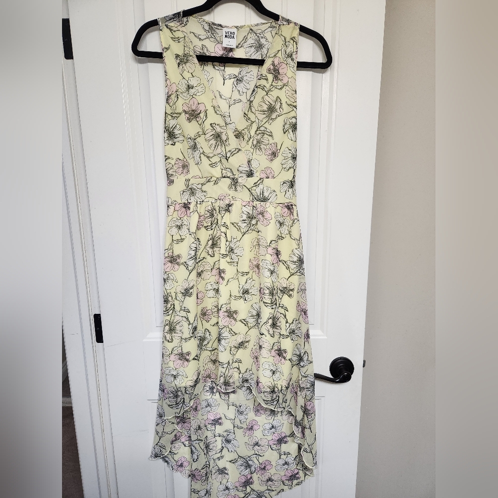 Floral High-Low Dress